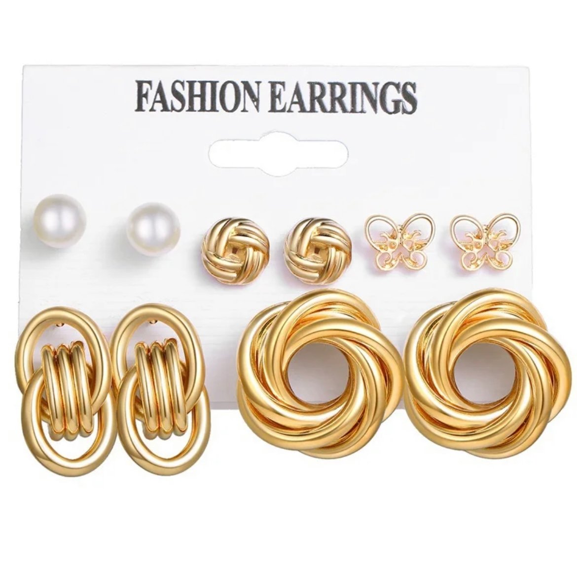 American 6 Pair Earring Set