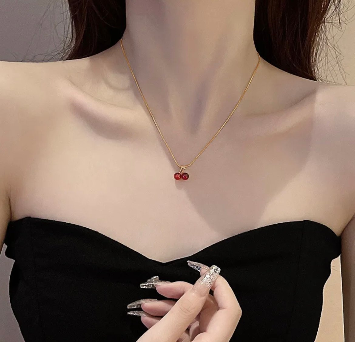Cherry Drop Pendant