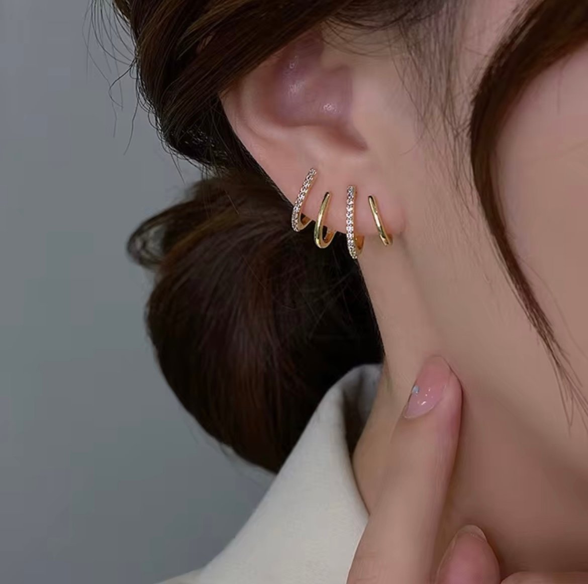 Four Claw Korean Earring