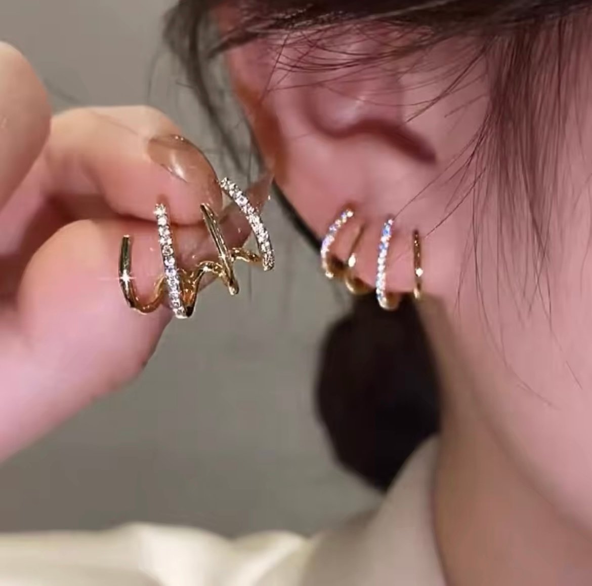 Four Claw Korean Earring